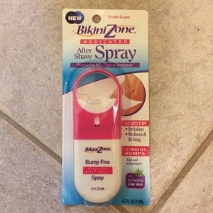 Bikini zone after shave spray